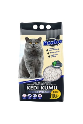 Bentonit Kedi Kumu - Bonisa - Active Carbon -  10 Lt