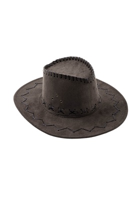 Kovboy Şapkası - Fötr Şapka - Haki - HG-200