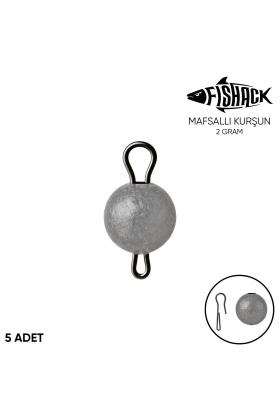 Mafsallı Kurşun - Hareketli İğne Kurşunu - Fishack - 2 Gram - 5li Paket
