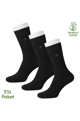 Bambu Erkek Soket Çorap - 3 Çift - Dikişsiz - Biga - 17619 - Set 3