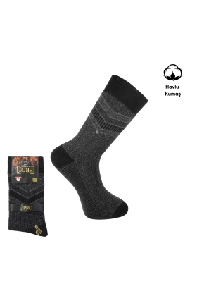 Havlu Erkek Çorabı - Dikişsiz - Olimpus - 14642 - Renk:1