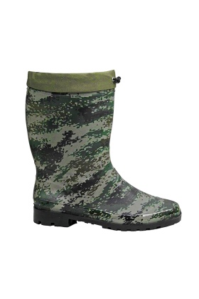 Gezer Yeşil Kamuflaj Konçlu Çizme