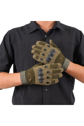 Kemik Taktikal Eldiven - Savage - Haki