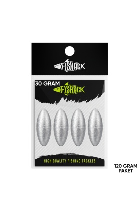 Gezer Olta Kurşunu - Kıstırma (Zeytin) Kurşun - 30 Gram - 120 Gr Paket