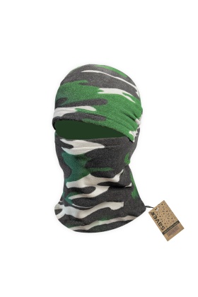 Savex Polar Kar Maskesi Yeşil Kamuflaj