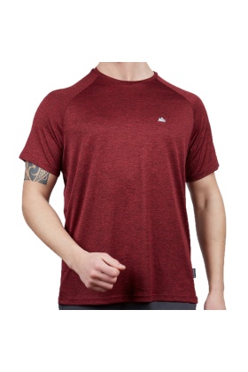 Spor Erkek Tişört - Terletmez Kumaş - Speedwick Move - Bordo