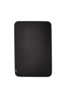 Cattie Altıgen Kum Toplayıcı Fonksiyonel Kedi Paspası Siyah 50*75 cm