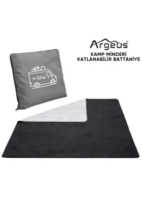Kamp Minderi & Katlanabilir Polar Kamp Battaniyesi - Argeus - Gri