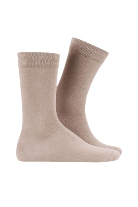 Bambu Çorap - Thermoform - Bej