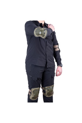 Savage Koruyucu Dizlik Dirseklik Set Haki