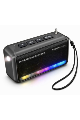 Fm Radyo - Bluetooth Hoparlör - Müzik Kutusu - Gri (YG-028)