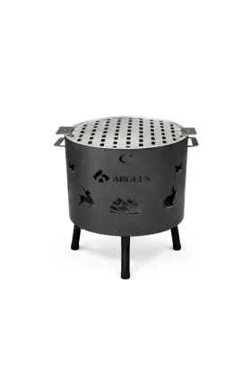 Doğa-Orman Şöminesi -Izgaralı - Küçük - İksa - 33cm*29cm*40cm