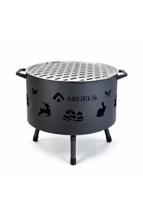 Doğa-Orman Şöminesi - Izgaralı - Büyük - İksa - 44cm-29cm-50cm