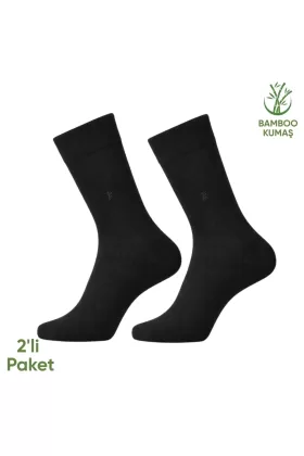 Bambu Erkek Soket Çorap - 2 Çift - Dikişsiz - Gagavuz - 17666 - Set 2