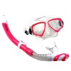 VRD2020 Vakumlu Yetişkin Gözlük ve Şnorkel Set Pembe