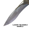 Savage Kemik Kabzeli İşlemeli Av Bıçağı (12360)