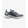 Salomon Supercross 4 Kadın Koşu Ayakkabısı - Grisaille/White/Cashmere Blue