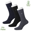 Bambu Erkek Soket Çorap - 3 Çift - Dikişsiz - Biga - 17619 - Set 1
