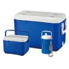 Soğutucu Buzluk Set - Coleman - 3-Piece Cooler Combo 48 QT - 45.4 lt - Mavi
