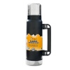 Avcı Termosu -  1.3 LT - Çift Kat Çelik - Penguen - Siyah (PNG-1130Y)