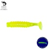 Silikon Kurt Yem - 1,5g 45mm - Fishack - 10 Adet - UV Silikon - Fluo Green - Karides Kokulu
