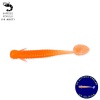 Silikon Sahte Kurt Yem - Fishack - 1g 50mm - Fishack WormiX- Orange - UV Silikon