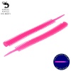 Silikon Sahte Kurt - LRF Yem - 1g 70mm - Fishack Wormix - Pink Glow - UV Silikon
