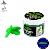 Silikon Yüzen Alabalık Yemi - Floating - 37mm - Sarımsak Kokulu - Yeşil - UV Silikon - Trout Bait