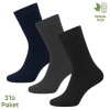 Modal İplik Erkek Soket Çorap - 3 Çift - Dikişsiz - Atlas - 18002 - Set 3