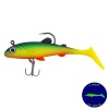 Silikon Sahte Balık - 15g 100mm - Üçlü İğneli - Fishack - UV Boyalı - Liechen