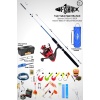 Tam Takım Spin Olta Seti - 240cm Kamış 5-30GR / 6000lik 3+1BB Makine - XL - At-Çek Olta Takımı