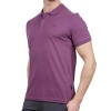 Erkek Polo Yaka Tişört - Pamuklu Spor Tişört - Stratus - Mürdüm (600303)