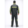 Alt Üst Takım Takım Yağmurluk - Motorcu Yağmurluk - Siyah Fosforlu - %100 Su Geçirmez Esnek Kumaş