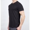 Erkek Tişört - Pamuklu Spor Tişört - Basic - Siyah (600400)