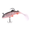 Silikon Sahte Balık - 15g 100mm - Üçlü İğneli - Fishack - UV Boyalı - Ember