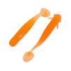 Silikon Sahte Kurt Yem - Fishack - 1g 50mm - Fishack WormiX- Orange - UV Silikon