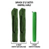Savex 2li Bardaklı Katlanabilir Sandalye ve Masa Seti - Haki (DY.001)