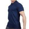 Erkek Polo Yaka Tişört - Pamuklu Spor Tişört - Stratus - Indigo (600303)