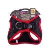 Doggie Havalı Dokuma Neon Küçük Irk Göğüs Tasması Kırmızı 32-38 cm (ANG-S)