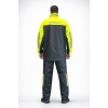 Alt Üst Takım Takım Yağmurluk - Motorcu Yağmurluk - Sarı/Siyah - %100 Su Geçirmez Esnek Kumaş
