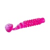 Silikon Kurt Yem - 1,5g 45mm - Fishack - 10 Adet - UV Silikon - Pembe - Karides Kokulu