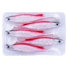 Silikon Sahte Balık - 10g 100mm - Fishack PredatorX - Chrome