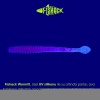 Silikon Sahte Kurt Yem - 2,2g 87mm - Fishack Wormix - UV Boyalı - Purple
