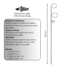 Olta Kamış Ayağı - Paslanmaz Çelik - Fishack - Galvaniz Kaplamalı - 5li