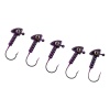 Jighead - Zoka - Kurşunlu Olta İğnesi - (XH-A 06) - Mor - 6 Gr