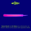 Silikon Sahte Kurt - LRF Yem - 1g 70mm - Fishack Wormix - Pink Glow - UV Silikon