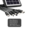 Solar Panelli Şarj Cihazı - 5 Usb Başlıklı - Wison - 5 Watt (WS-6615)