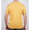 Erkek Tişört - Pamuklu Spor Tişört - Basic - Hardal (600400)