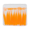 Silikon Sahte Kurt Yem - Fishack - 1g 50mm - Fishack WormiX- Orange - UV Silikon