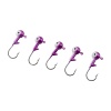 Jighead - Zoka - Kurşunlu Olta İğnesi - (XH-A 02) - Mor Beyaz - 12 Gr